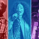 Leadbelly (Michael Ochs Archives/Getty Images), Chaka Khan (Suhaimi Abdullah/Getty Images), and They Might Be Giants (Rick Kern/Getty Images). (Graphic: Natalie Peeples)